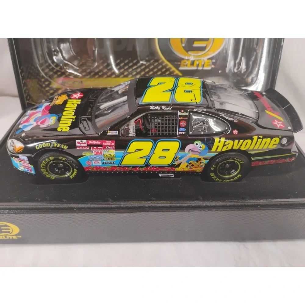 Elite RCCA Ricky Rudd 1:24 28 Havoline 25th Anniversary Muppets Car 206/804 FLAW